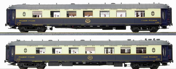 LS Models 49173 - Orient Express 2pc Saloon Car Set WP & Wpc of the CIWL